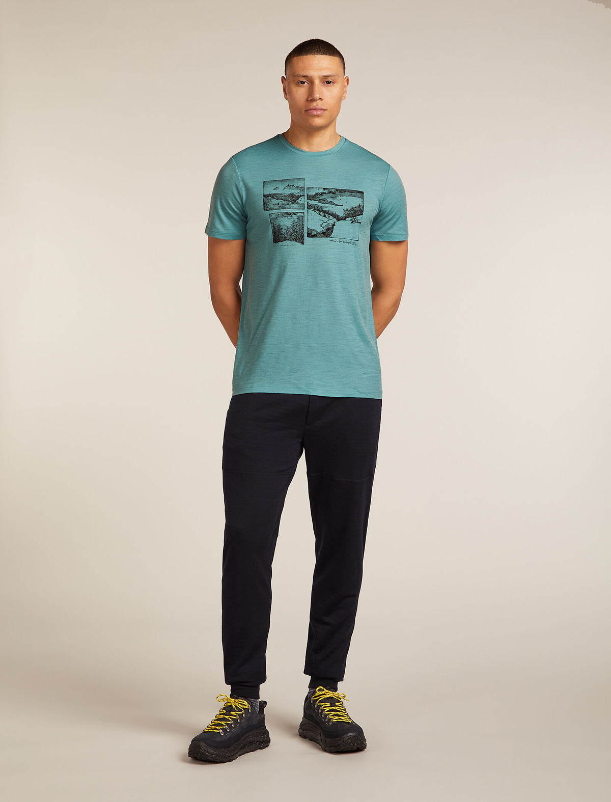 Merino 150 Tech Lite Short Sleeve T-Shirt The Climb Hydro - 3