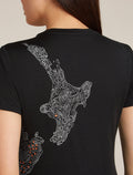 Merino 150 Tech Lite Short Sleeve Scoop T-Shirt 30th Anniversary Black - 7