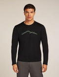 Merino 150 Tech Lite Long Sleeve T-Shirt Rainer Ridge Black - 1
