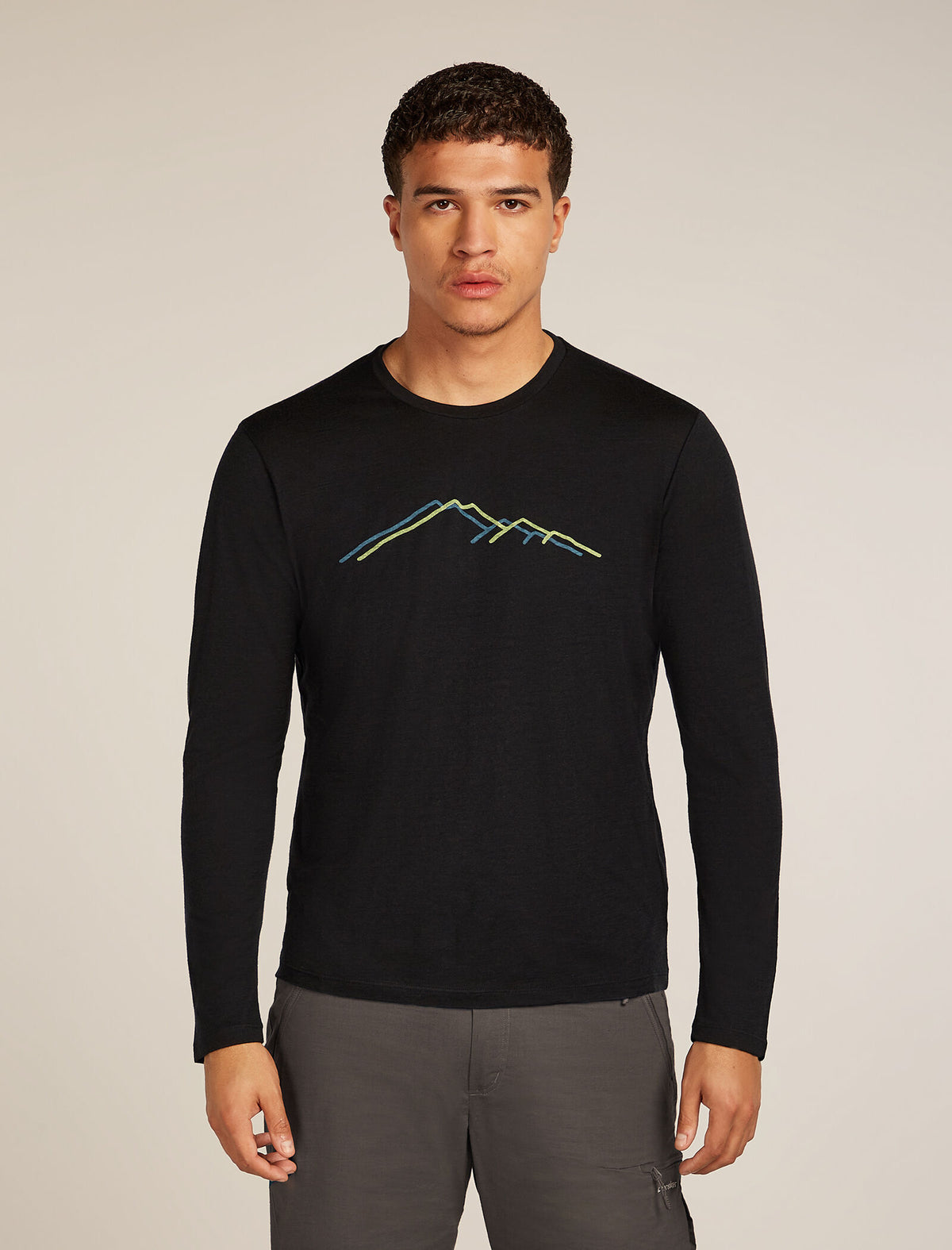 Merino 150 Tech Lite Long Sleeve T-Shirt Rainer Ridge Black - 1