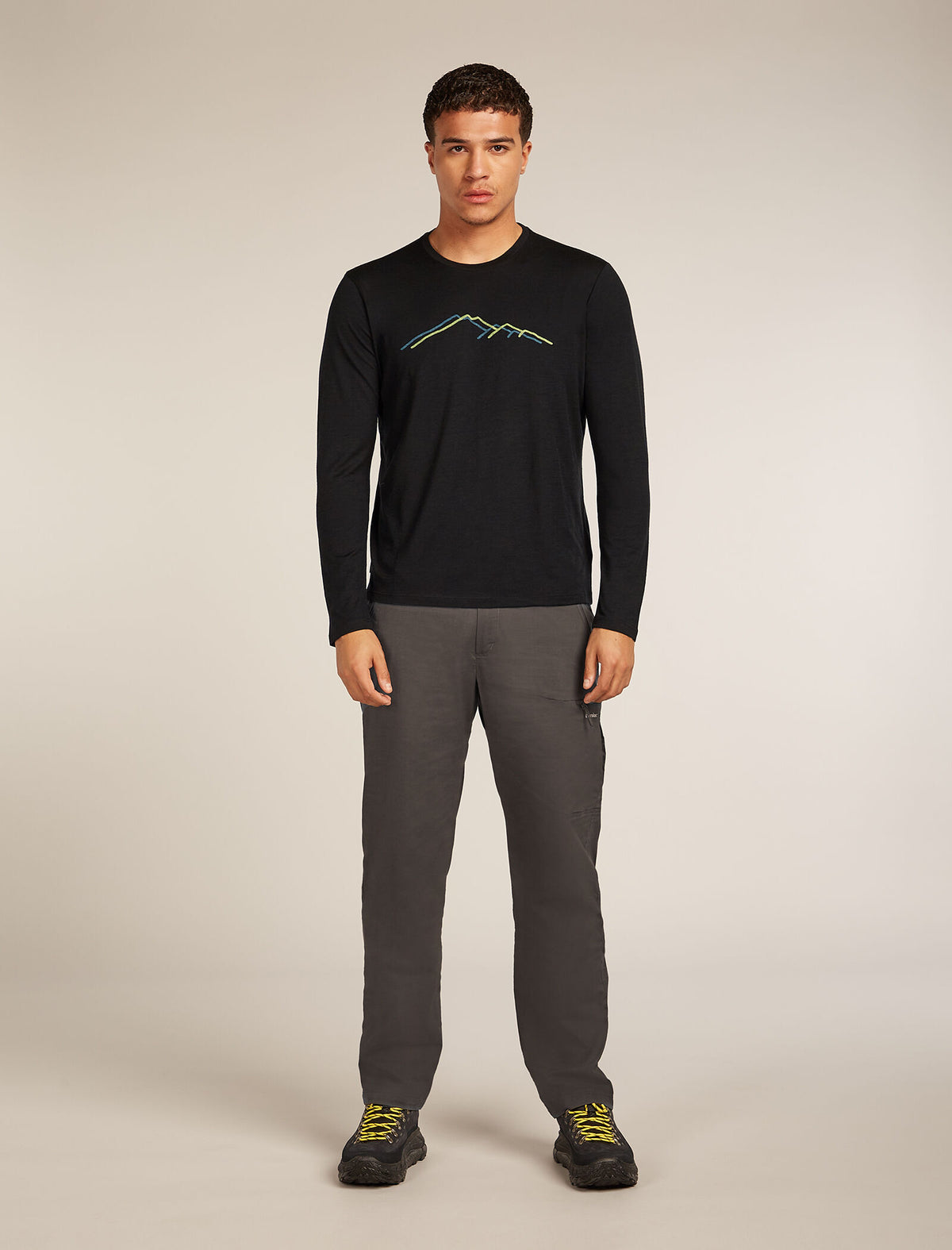 Merino 150 Tech Lite Long Sleeve T-Shirt Rainer Ridge Black - 3