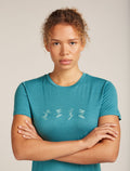 Merino 150 Tech Lite Short Sleeve T-Shirt Snow Day Topaz - 5