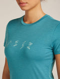 Merino 150 Tech Lite Short Sleeve T-Shirt Snow Day Topaz - 6