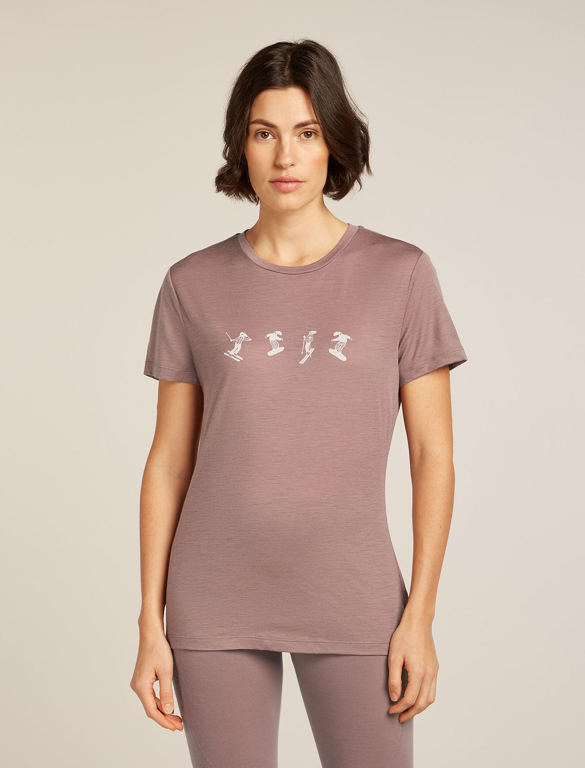 Merino 150 Tech Lite Short Sleeve T-Shirt Snow Day Summit - 1
