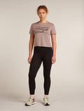 Merino 150 Tech Lite Short Sleeve Crop T-Shirt The Climb Summit - 3