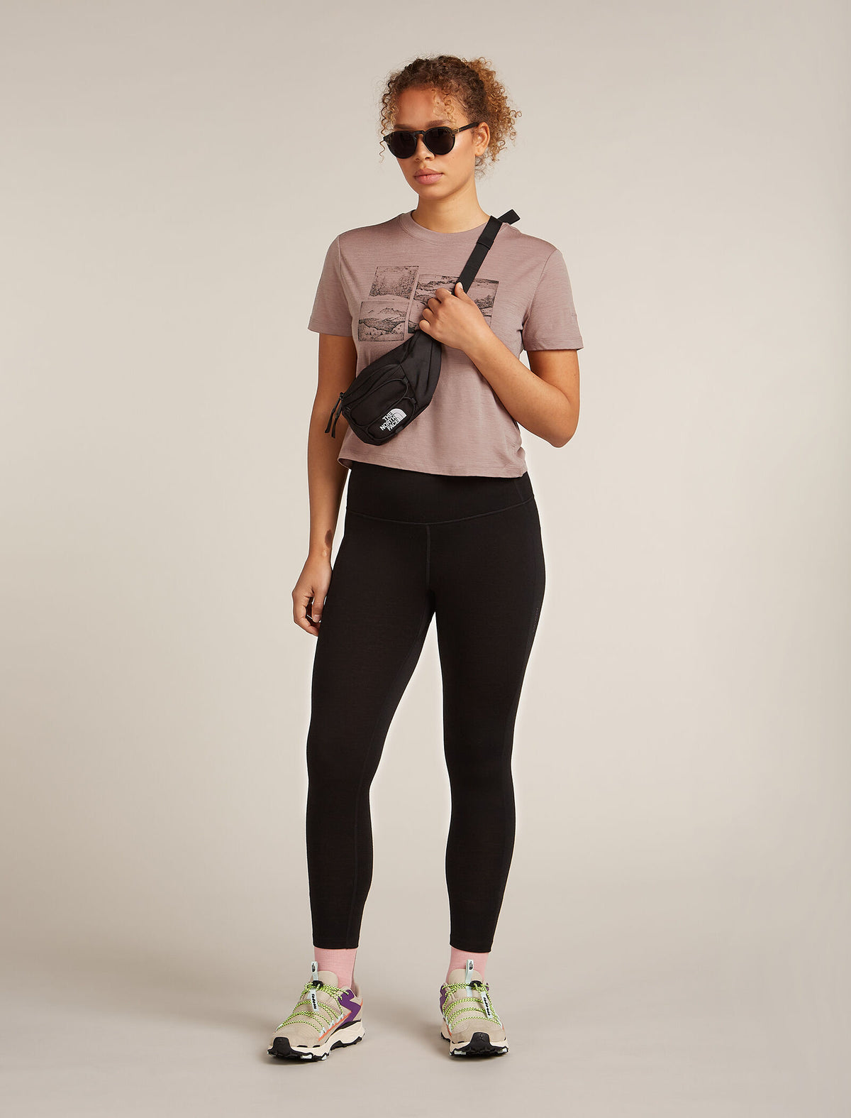 Merino 150 Tech Lite Short Sleeve Crop T-Shirt The Climb Summit - 4