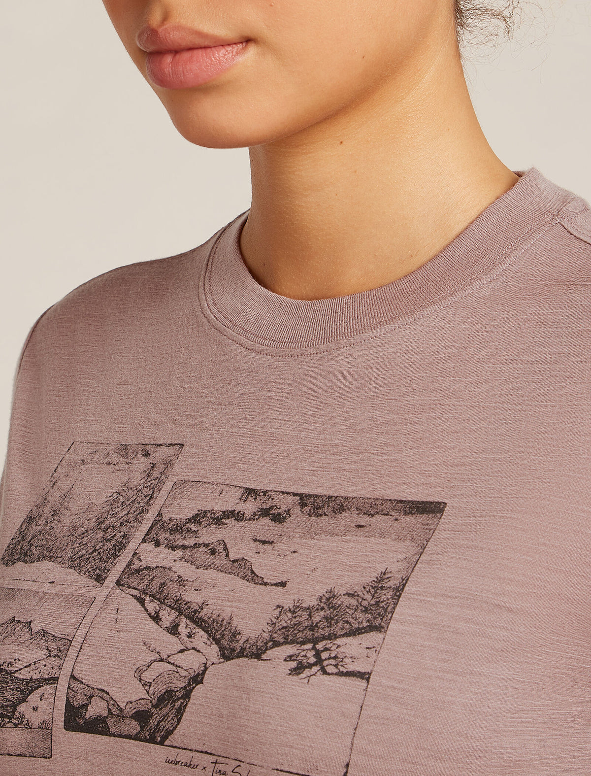 Merino 150 Tech Lite Short Sleeve Crop T-Shirt The Climb Summit - 6