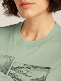 Merino 150 Tech Lite Short Sleeve Crop T-Shirt The Climb Seaglass - 6