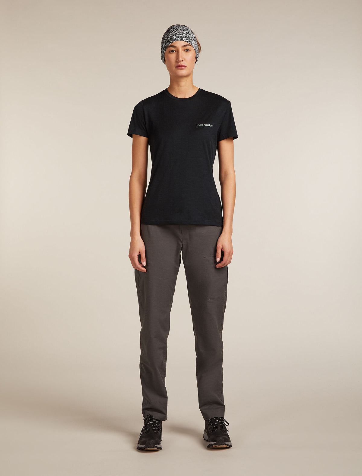Merino 150 Tech Lite Short Sleeve T-Shirt IB Wordmark Black - 4