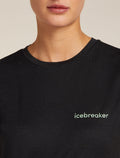 Merino 150 Tech Lite Short Sleeve T-Shirt IB Wordmark Black - 6