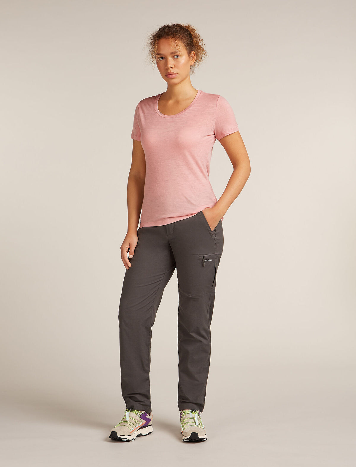 Merino 150 Tech Lite Short Sleeve Scoop T-Shirt Blush - 3