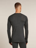 Men’s Merino 260 ZoneKnit™ Long Sleeve Crewe Jet hthr - 2