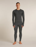 Men’s Merino 260 ZoneKnit™ Long Sleeve Crewe Jet hthr - 3