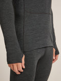 Men’s Merino 260 ZoneKnit™ Long Sleeve Crewe Jet hthr - 8