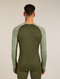 Men’s Merino 260 ZoneKnit™ long sleeve Crewe Loden/Lichen - 2