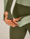 Men’s Merino 260 ZoneKnit™ long sleeve Crewe Loden/Lichen - 5