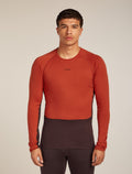 Men’s Merino 260 ZoneKnit™ long sleeve Crewe Java/Agate - 1