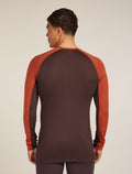 Men’s Merino 260 ZoneKnit™ long sleeve Crewe Java/Agate - 2