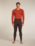 Men’s Merino 260 ZoneKnit™ long sleeve Crewe Java/Agate - 3