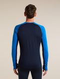 Men's Merino 260 ZoneKnit™ Long Sleeve Thermal Crewe Midnight Navy/Lazurite - 2
