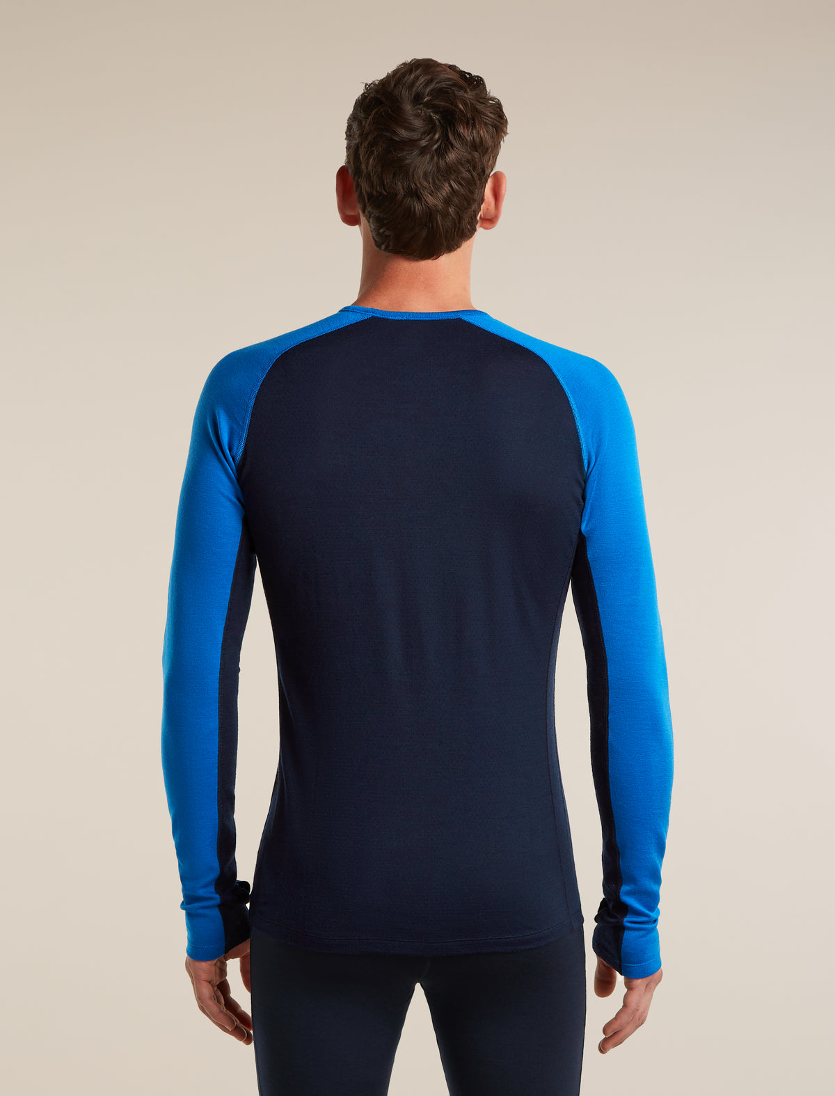 Men's Merino 260 ZoneKnit™ Long Sleeve Thermal Crewe Midnight Navy/Lazurite - 2