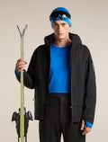 Men's Merino 260 ZoneKnit™ Long Sleeve Thermal Crewe Midnight Navy/Lazurite - 5