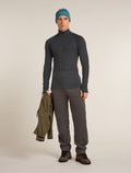 Men’s Merino 260 ZoneKnit™ long sleeve Half Zip Jet hthr - 4