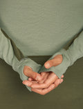 Men’s Merino 260 ZoneKnit™ long sleeve Half Zip Loden/Lichen - 5
