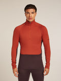 Men’s Merino 260 ZoneKnit™ long sleeve Half Zip Java/Agate - 1