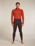 Men’s Merino 260 ZoneKnit™ long sleeve Half Zip Java/Agate - 3