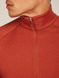 Men’s Merino 260 ZoneKnit™ long sleeve Half Zip Java/Agate - 6