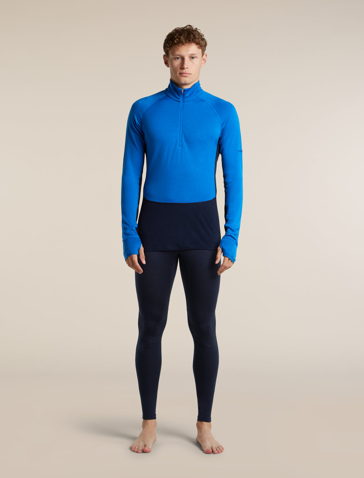 Men's Merino 260 ZoneKnit™ Long Sleeve Thermal Half Zip Midnight Navy/Lazurite - 3