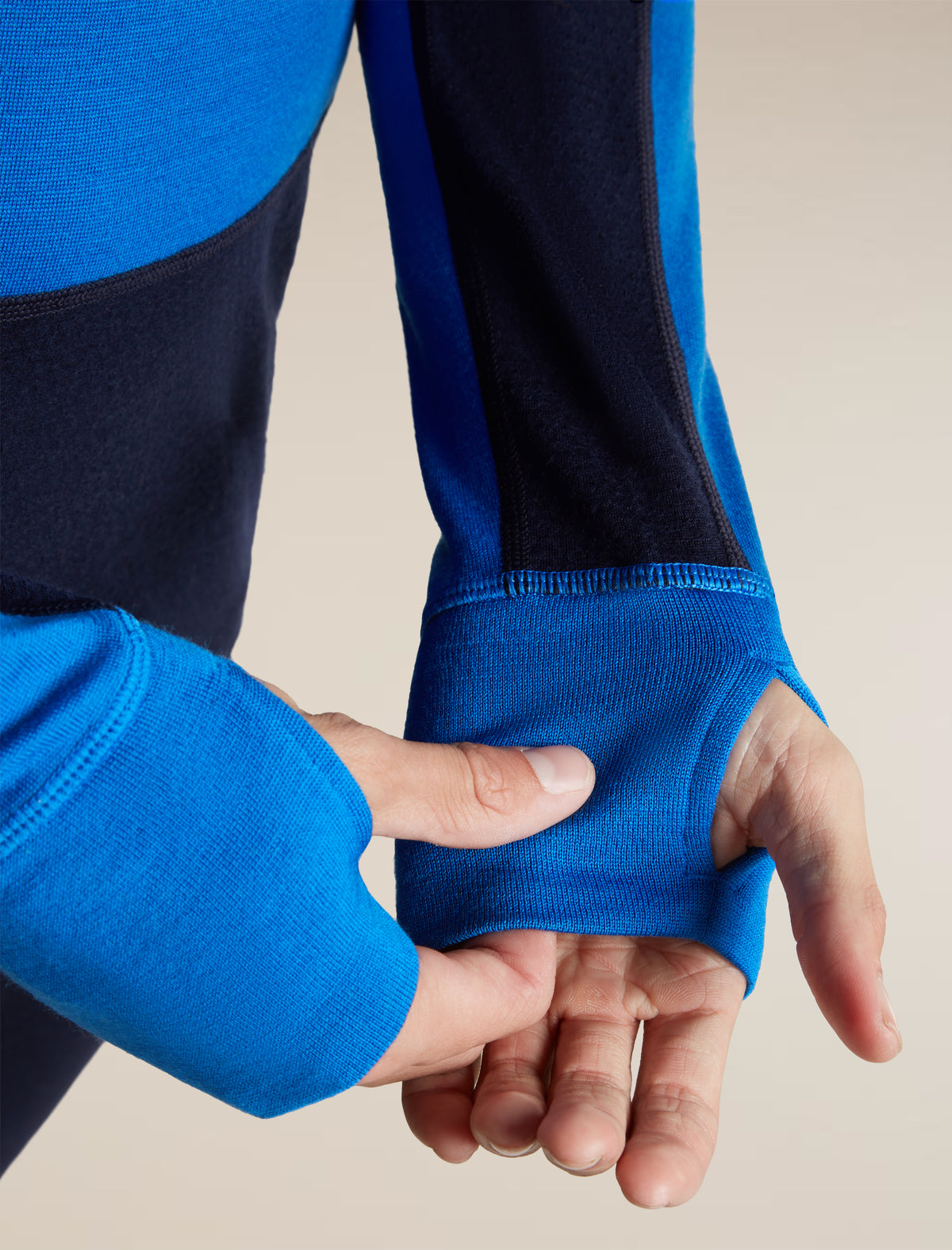 Men's Merino 260 ZoneKnit™ Long Sleeve Thermal Half Zip Midnight Navy/Lazurite - 7