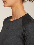 Women’s Merino 260 ZoneKnit™ long sleeve Crewe Jet hthr - 7