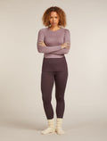 Women’s Merino 260 ZoneKnit™ long sleeve Crewe Java/Summit - 10