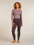 Women’s Merino 260 ZoneKnit™ long sleeve Crewe Java/Summit - 3