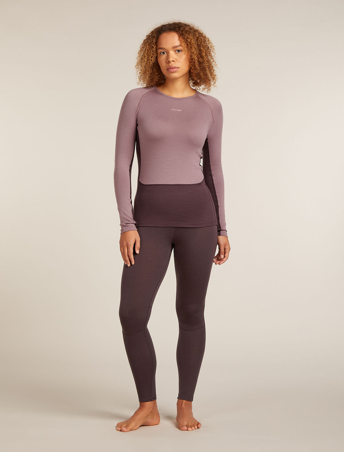 Women’s Merino 260 ZoneKnit™ long sleeve Crewe Java/Summit - 3