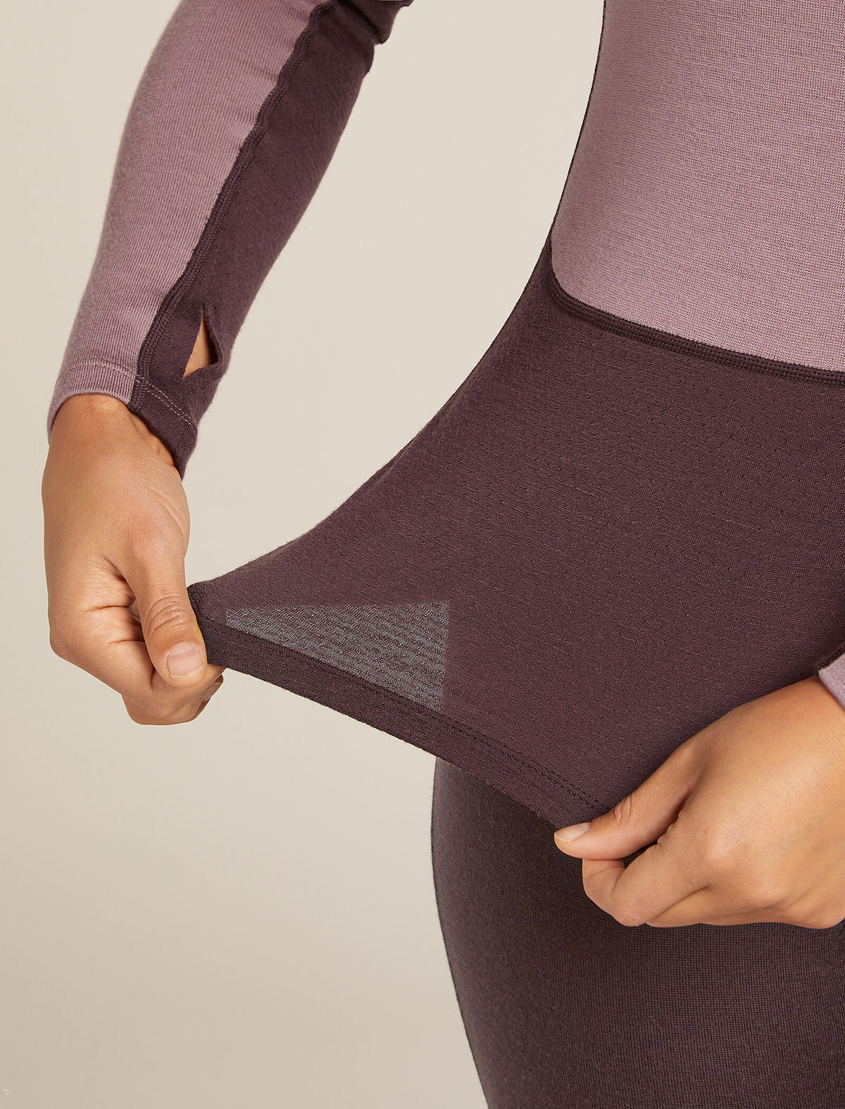Women’s Merino 260 ZoneKnit™ long sleeve Crewe Java/Summit - 9