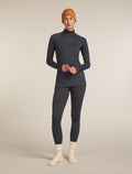 Women’s Merino 260 ZoneKnit™ long sleeve Half Zip Jet hthr - 11