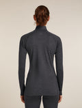 Women’s Merino 260 ZoneKnit™ long sleeve Half Zip Jet hthr - 2