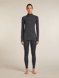 Women’s Merino 260 ZoneKnit™ long sleeve Half Zip Jet hthr - 3