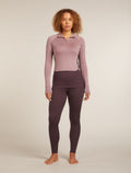 Women’s Merino 260 ZoneKnit™ long sleeve Half Zip Java/Summit - 3
