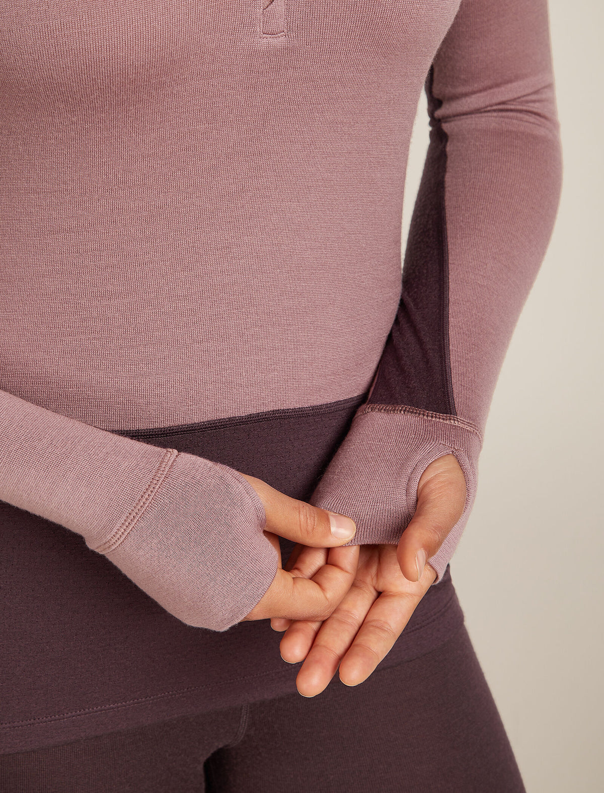 Women’s Merino 260 ZoneKnit™ long sleeve Half Zip Java/Summit - 6