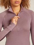 Women’s Merino 260 ZoneKnit™ long sleeve Half Zip Java/Summit - 8