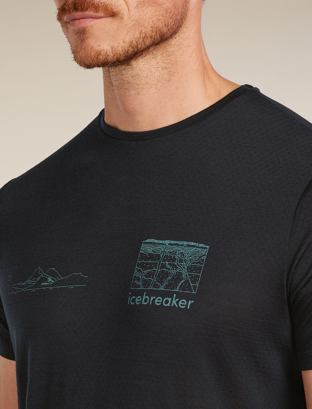 Merino Blend 125 Cool-Lite™ Sphere Short Sleeve T-Shirt Trail Black - 7