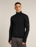Merino Blend 300 RealFleece™ Descender Long Sleeve Zip Jacket Black - 1