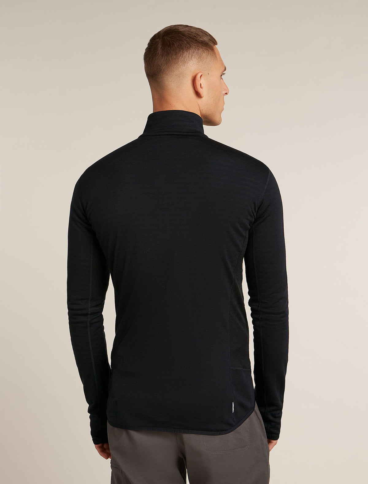 Merino Blend 300 RealFleece™ Descender Long Sleeve Zip Jacket Black - 2