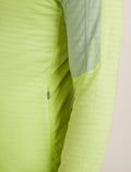 Merino Blend 300 RealFleece™ Descender Long Sleeve Zip Jacket Peridot/Seaglass - 5