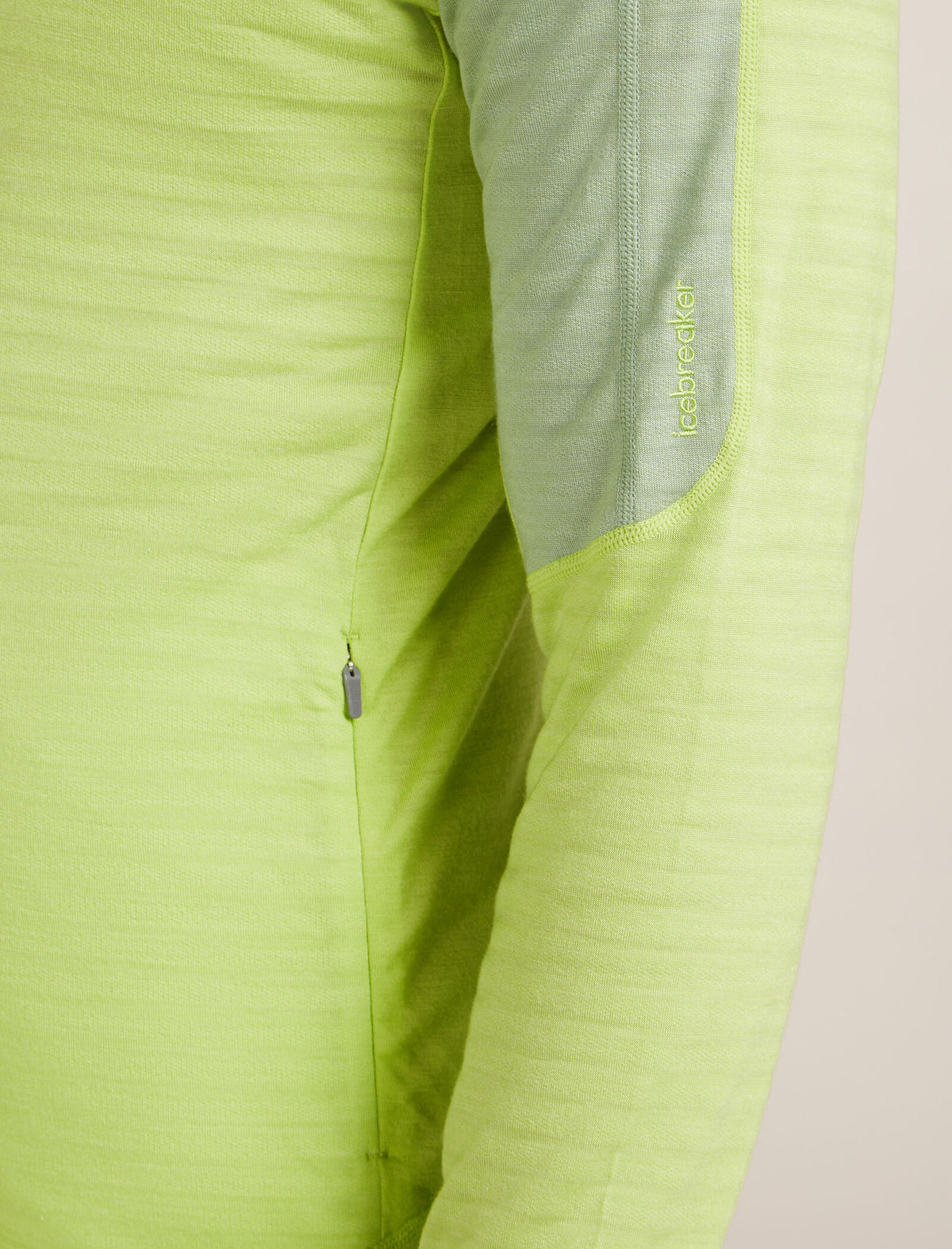 Merino Blend 300 RealFleece™ Descender Long Sleeve Zip Jacket Peridot/Seaglass - 5