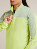 Merino Blend 300 RealFleece™ Descender Long Sleeve Zip Jacket Peridot/Seaglass - 6